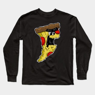 The angriest slice of pizza Long Sleeve T-Shirt